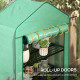 Outsunny Four-Tier Mini Greenhouse, with Reinforced Plastic Cover