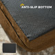PawHut Calming Dog Bed Pet Mattress w/ Removable Cover, Anti-Slip Bottom, for Small Dogs, 70L x 50W x 18Hcm - Brown