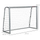 SPORTNOW 8ft x 5ft Football Goal, Football Net for Garden with Ground Stakes, Quick and Simple Set Up