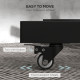 SPORTNOW Weight Rack for Olympic Weight Plate, 3 Tier Weight Tree for 2 inch Plates and Bars, Weight Organiser Stand with 4 Tran
