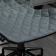 Office Computer Desk Chair, Swivel Task Chair no Arms, Fabric Study Chair with Adjustable Height and Rolling Wheels for Home Wor
