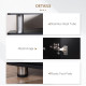 TV Unit Cabinet for TVs up to 55 Inches with Storage Shelves and Cupboard, Entertainment Centre for Living Room, Black