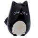 Ceramic Salt &amp; Pepper Set - Feline Fine Black &amp; Grey Cats