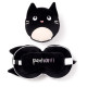 Relaxeazzz Travel Pillow &amp; Eye Mask - Feline Fine Cat