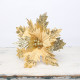 Medium Gold Poinsettia Pick