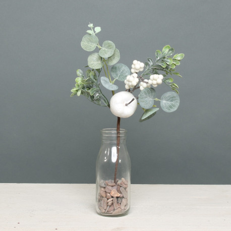 Eucalyptus White Berry & Apple Spray (30cm)