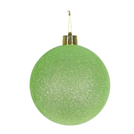 Green Glitter Shatterproof Bauble (25cm)