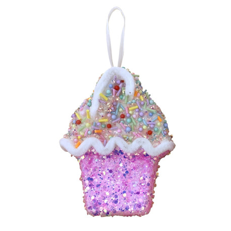Flat Cupcake Hanging Decoration (12.5cm)