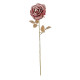 Metallic Red Venus Rose Stem (67cm)