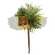 Gold Bauble and Present Pick (14cm)