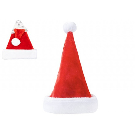 Luxury Red Plush Christmas Hat