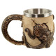 Decorative Tankard - Bronze Octopus Skull