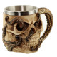 Decorative Tankard - Bronze Octopus Skull