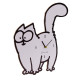 Shaped Wall Clock - Simon&#039;s Cat Shaped