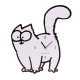 Shaped Wall Clock - Simon&#039;s Cat Shaped