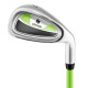 Individual Gold Club for Kids with Fiberglass Shaft and Headcover