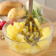Stainless Steel Potato Masher 14 inch for Kitchen, Silver