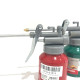 Metal High Pressure Feed Oil Spray Gun Bottle Oil Can with Long Nozzle - Random Colour