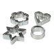 12 Pack Traditional Shape Cutters Mould Cookie Cutter Cake Mould