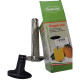 Heavy Duty Stainless Steel Fruit Corer Rings Cutting Wedge Knife for Pineapple Corer