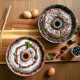 Pumpkin Cake Mold Baking Cake Fluted Round Mould Premium Cake Baking Mold Pumpkin-Shaped - Grey 24cm