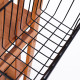 Metal Wire Hanging Storage Basket with Hooks - Random Colours