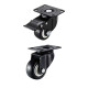 Heavy Duty Swivel Castor Wheels Trolley 50mm Furniture Casters 2 inch - 2pcs Moving Wheels + 2pcs Wheels with Brakes