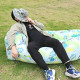 Inflatable Sofa Lounger Lazy Air Bed Sack for Camping Beach - Jungle Horse