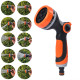 Garden Watering Hose Pipe Sprayer Water Gun Sprayer 10 Patterns or for Car Washing