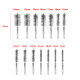 14 Pcs Stainless Steel Electric Drilling Brushes Bore Brush Wire Pipe Cleaning Brush for Electric Drill