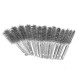 14 Pcs Stainless Steel Electric Drilling Brushes Bore Brush Wire Pipe Cleaning Brush for Electric Drill