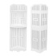 3 Tier Corner Bath Shelf Unit Organiser Stand Showers Caddy Storage Rack - Stripes Pattern