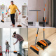 Dustpan and Broom Combo Upright Stand Up Broom and Dustpan Set with Long Handle for Home Kitchen Floor Use