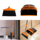 Dustpan and Broom Combo Upright Stand Up Broom and Dustpan Set with Long Handle for Home Kitchen Floor Use