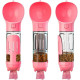 300 ml Pet Dog Water Bottle Portable Drinking Water Dispenser with Poo bags - Pink