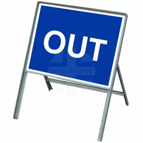 (OUT) Temporary Road Sign