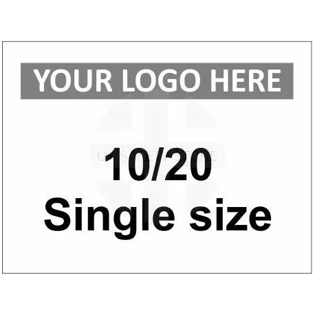 10/20 Single Size Sign