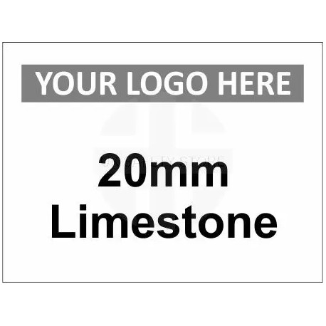 20mm Limestone Sign