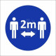 2m Sign Stickers - Pack of 10