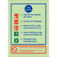 5 Point Fire Action Notice Sign