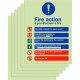 6-Pack If You Discover A Fire - Fire Action Signs