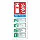 ABC Powder Fire I.D Sign
