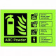 ABC Powder Fire Identification Sign