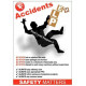 Accidents help 420w x 595h health and safety poster