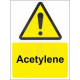 Acetylene sign in a variety of sizes and materials with or without your logo