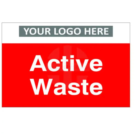 Active Waste Custom Logo Recycling Sign