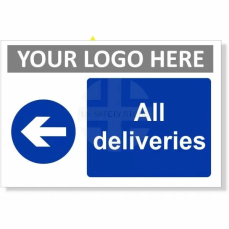 All Deliveries Arrow Left Sign