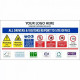 All Drivers And Visitors Report To Site Office Multi Message Board
