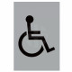 Aluminium Disabled Toilet Sign