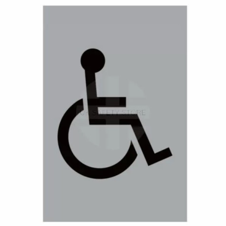Aluminium Disabled Toilet Sign